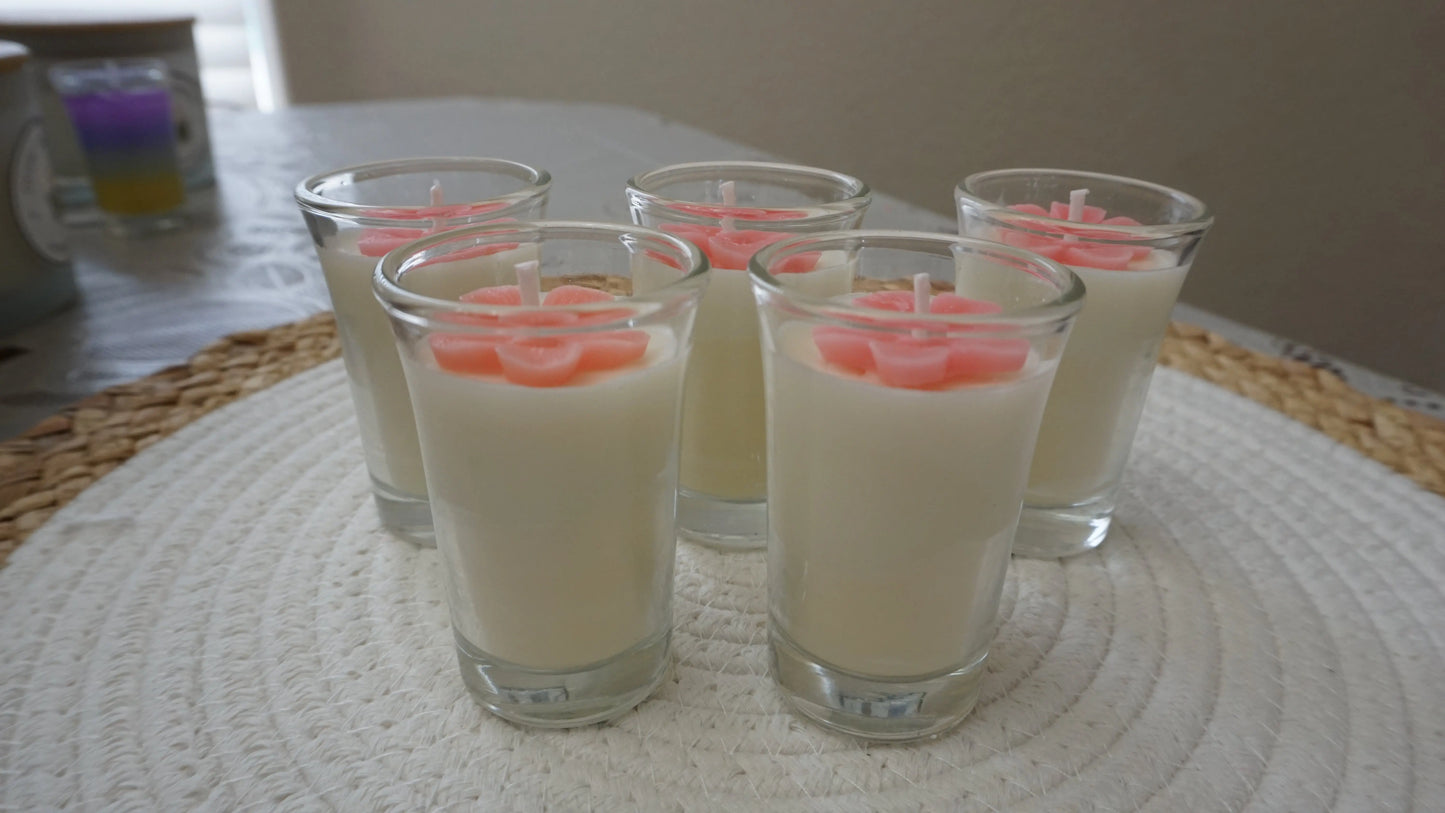 Bloom Shot Candle - Handcrafted & Customizable Desire To Spark