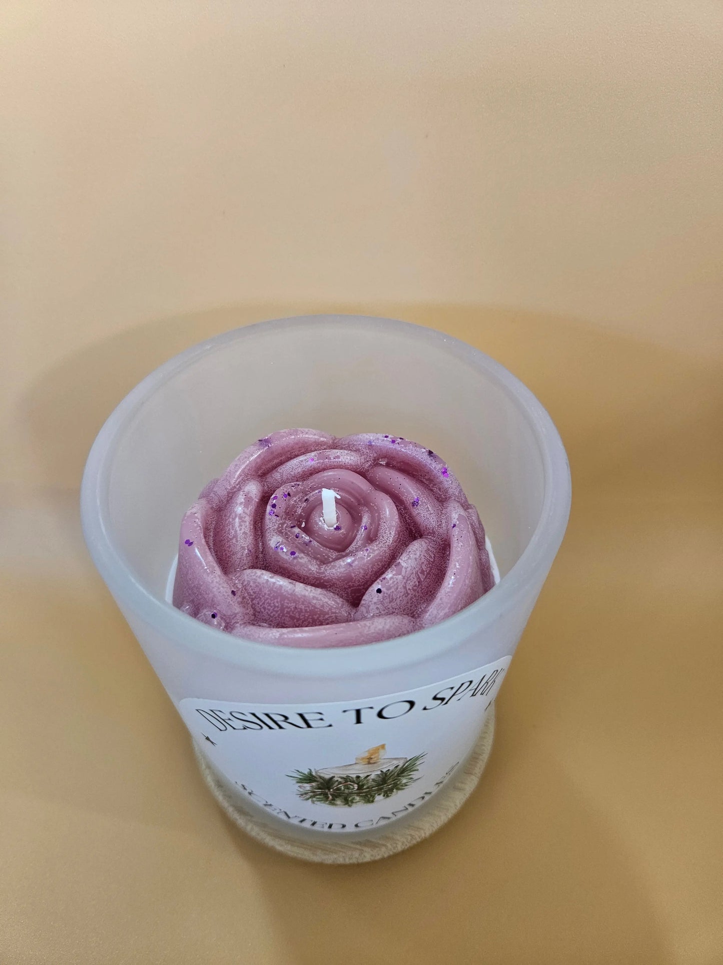 Rose Candle Desire To Spark