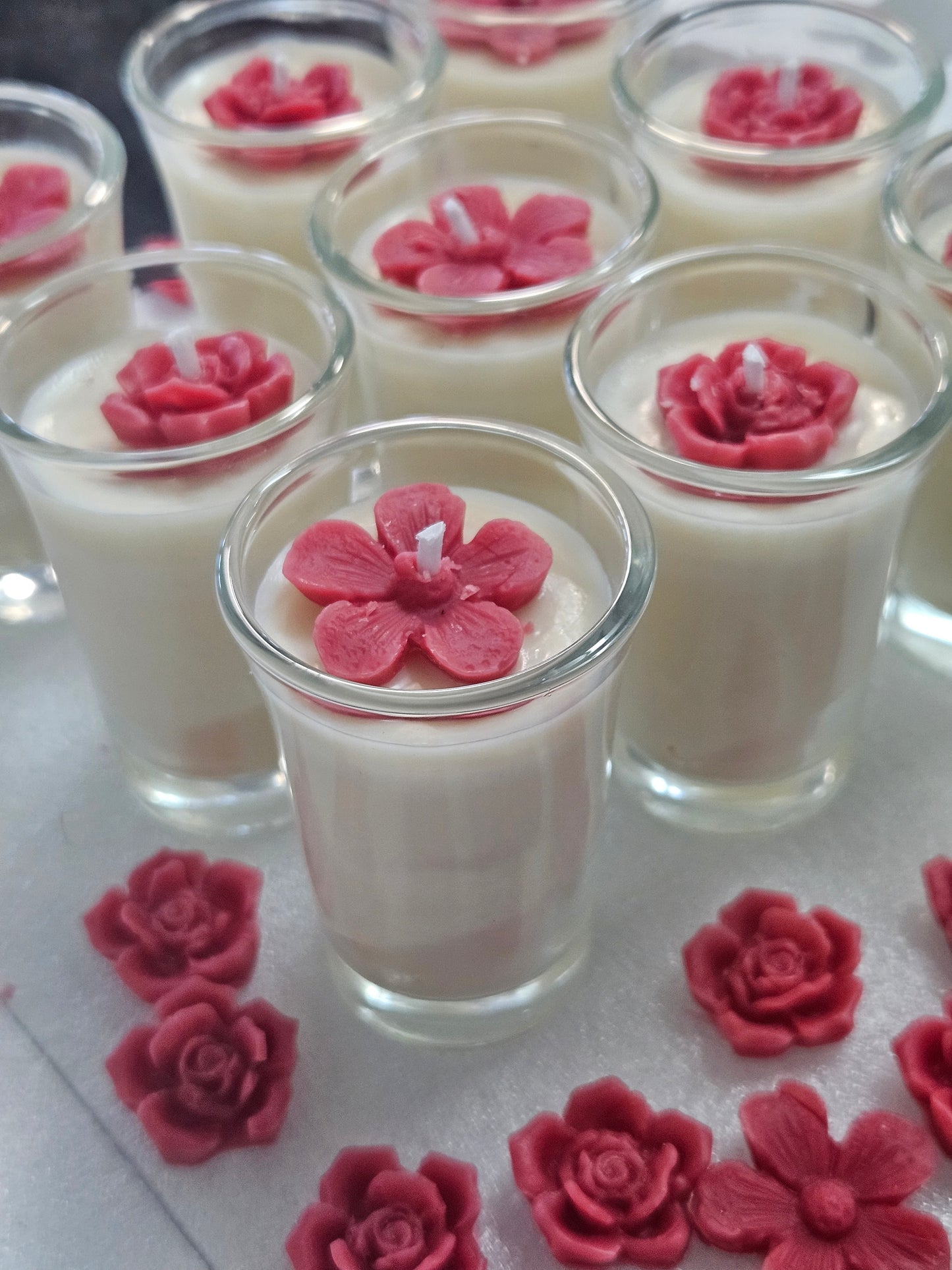 Bloom Shot Candle - Handcrafted & Customizable Desire To Spark