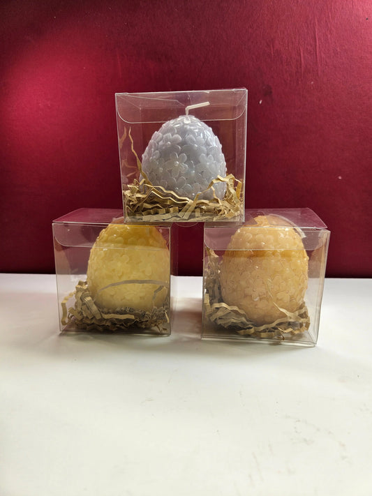 Egg Candles - Hand-poured Apple Berry Scent Desire To Spark