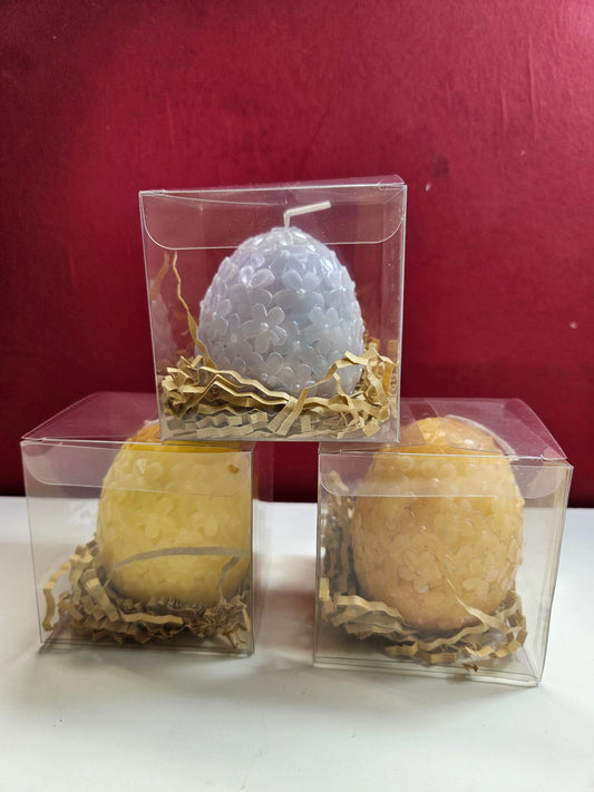 Egg Candles - Hand-poured Apple Berry Scent Desire To Spark