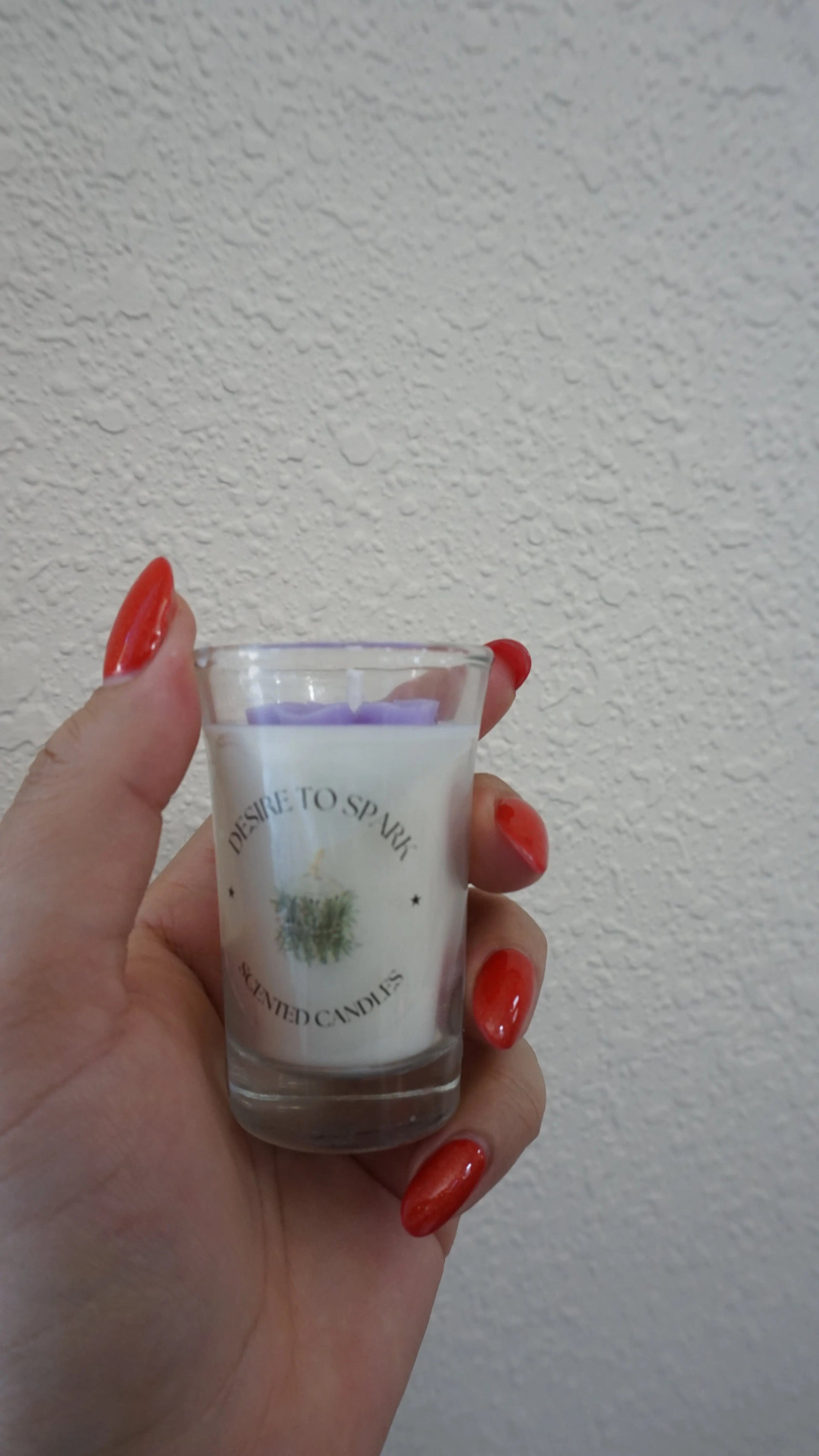 Bloom Shot Candle - Handcrafted & Customizable Desire To Spark