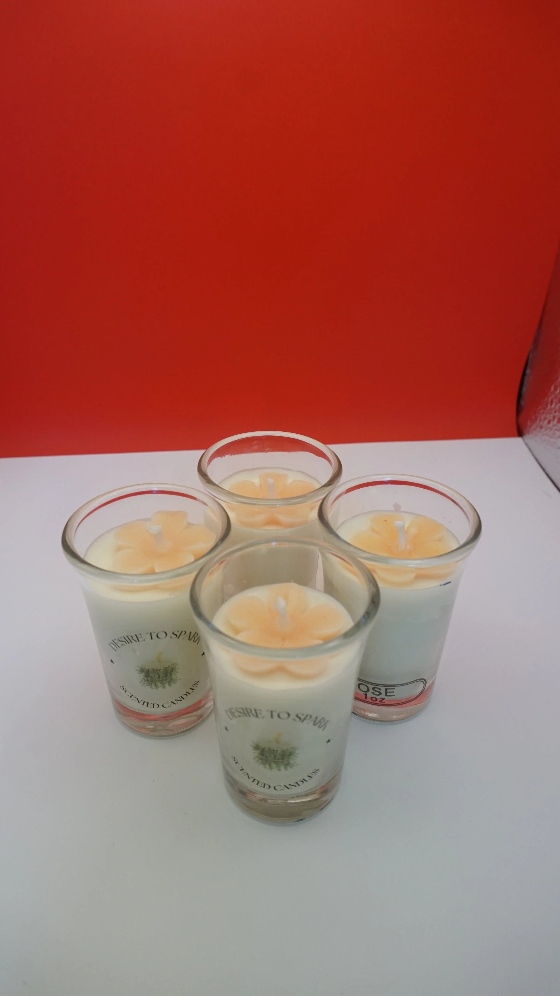 Bloom Shot Candle - Handcrafted & Customizable Desire To Spark